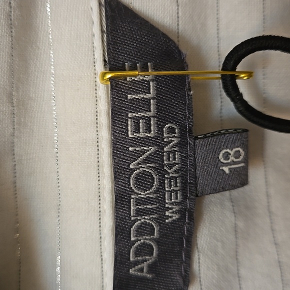 ADDITION ELLE button down stripped shirt. Sz 18 - Picture 2 of 7